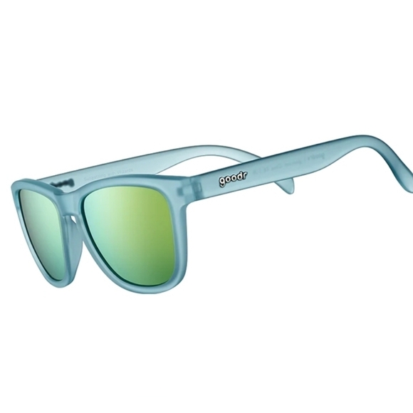 Goodr Accessories - Goodr OG Sunbathing with Wizards Blue Gold Polarized Sunglasses Unisex
